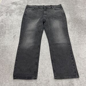 Levi's 541 Athletic Fit Taper Denim Jeans Mens 44x32 Soft Black Washed Casual